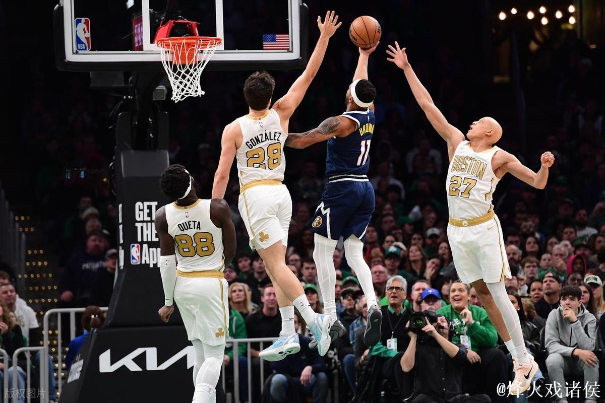 穆雷22分8板17助布朗33分7板 掘金末节翻盘胜凯尔特人